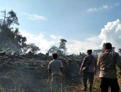 Kapolres Landak Trabas Patroli Karhutla