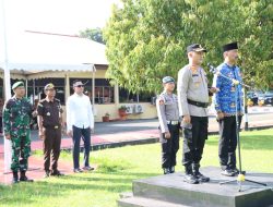 Bersama Wakil Bupati Wajo, Kapolres Wajo Pimpin Apel Gelar Pasukan Operasi Ketupat 2023