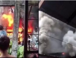 Kebakaran di Jalan Selamat Medan Amplas, 6 orang sekeluarga tewas