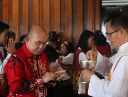 Pj Bupati Landak Hadiri Misa Syukur Naik Dango Ke-38