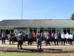 Tingkatkan Sinergitas TNI-POLRI Polres Landak Laksanakan Apel Gabungan Di Koramil Ngabang
