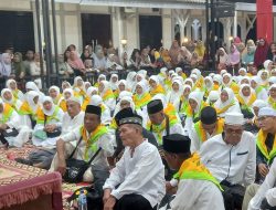 Kapolres Pidie Jaya Hadiri Pelepasan Keberangkatan JCH Kabupaten Pidie Jaya.