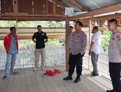 Pasca kesepakatan damai,Kapolres Pijay Tinjau langsung Gampong Cut Langien Bandar Baru
