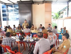Kapolres Bireuen Ngopi Bareng Bersama Muspika Kota Juang