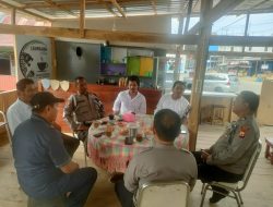 Ngopi Bareng, Kapolsek Pitumpanua Polres Wajo : Wartawan Mitra Strategis