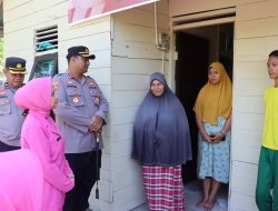 Kapolres Pidie Jaya Serahkan secara Simbolis Bedah Rumah Warga Kurang Mampu