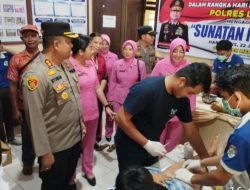 Polres Landak gelar Sunatan Massal di Menjalin