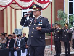 Kapolres Pidie Jaya Pimpin Upacara Hari Bhayangkara Ke-77