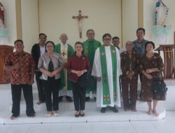 Karolin Menghadiri  Pemberkatan Gereja Santo Agustinus Stasi Antok