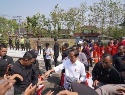 Pangdam IV/Diponegoro Pimpin Pengamanan Kunjungan Kerja Presiden Jokowi di Sragen dan Surakarta.