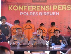 Polres Bireuen Ungkap Kasus Narkoba, Sita BB dan tangkap Empat Pelaku