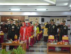 Pangdam IV/Diponegoro Ikuti Upacara Virtual Detik-Detik Proklamasi Kemerdekaan RI Tahun 2023