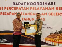 Manajemen ASN Terbaik, Pemkab Wajo Raih Terbaik I BKN Award 2023 di Tiga Kategori