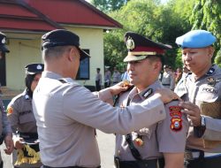 Wakapolres, Kabag Ops dan Kabag Logistik Resmi Berganti, Kapolres Wajo Pimpin Upacara Sertijab