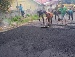 Pengaspalan Jalan Hotmix Dikecamatan Onolalu Kabupaten Nias Selatan di Nilai Asal Jadi.