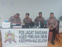 Tahapan Pemilu Serentak 2024, Polres Nias Selatan Perketat Pengamanan KPU Dan Bawaslu Nias Selatan.