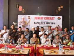 Kapolres Bireuen Ajak Masyarakat Simpang Mamplam Bersinergi Jaga Keamanan Jelang Pemilu 2024