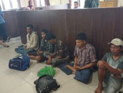 Lima pelaku pungli di Simpang Amplas Medan diserahkan ke Polsek Patumbak