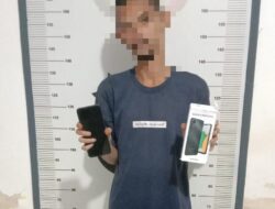Unit Reskrim Polsek Seruway Berhasil amankan Pelaku Pencuri Hp dan Uang,