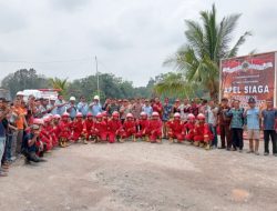 Cegah Kebakaran Hutan Dan Lahan, PT. NSA Dan PT. TTT Gelar Apel Siaga