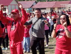 Cornelis Lepas Senam Dan Jalan Sehat Bersama Ganjar Pranowo