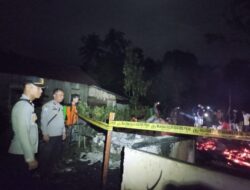 Satu Rumah Warga Kayuara Dilalap Sijago Merah, Ini Pesan Kapolsek Menyuke