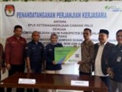 KPU Donggala Kerjasama BPJS Ketenagakerjaan