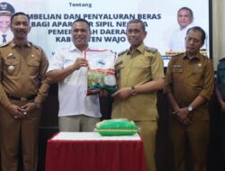 Bantu ASN dan Masyarakat, Bupati Teken Nota Kesepahaman Dengan Pemimpin Bulog Cabang Wajo