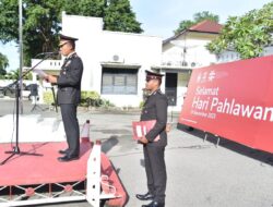 Kapolres Bireuen Jadi Inspektur Upacara Peringatan Hari Pahlawan di Pendopo Bupati Bireuen