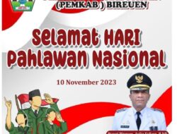Pemkab Bireuen Gelar Upacara Peringatan Hari Pahlawan