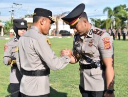 Kapolres Bireuen Pimpin Serah terima Jabatan Kasat dan Kapolsek