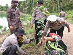 Polres Bireuen Ikuti Program Penanaman 10 Juta Pohon