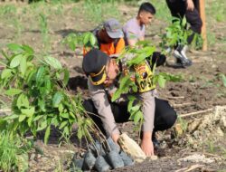 Polres Nias Selatan Lakukan Gerakan Menanam Sejuta Pohon,