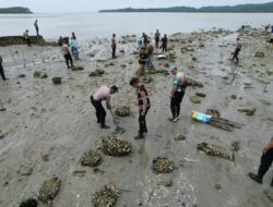 Polres Nisel Kembali Lakukan Penanaman Pohon Mangroove.