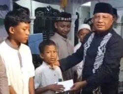 Santuni Anak Yatim Warnai Maulid Di Pulo Ara Geudong Teungoh Bireuen