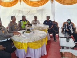 Dirlantas Polda Aceh Kunjungi Pos Pengamanan Nataru Polres Bireuen