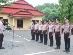 Kapolres Wajo Pimpin Kenaikan Pangkat 12 Personel Perwira dan 34 Bintara