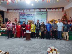 Gubernur Sulawesi Tengah H. Rusdy Mastura , Diwakili Karo Hukum Adiman , SH,M.Si. Mengahadiri  Perayaan Natal dan HUT ke-62 Keluarga Besar Kerukunan Sengkanaung.