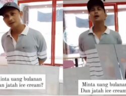 Preman Medan ngotot minta uang keamanan Rp 150 ribu di toko es krim kawasan Johor