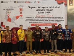 Gubernur Sulteng, H.Rusdy Mastura, diwakili Karo Hukum, Adiman Membuka Eksplore Kekayaan Intelektuan Sulteng Tahun 2024