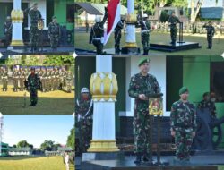 Korem 132/Tadulako Setiap Hari Senin  Laksanakan Upacara Bendera