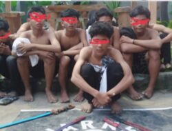 Belasan anggota geng motor dikepung dan dibekuk warga di Medan Labuhan