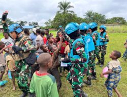 Satgas Indo RDB XXXIX-F Monusco Gelar Patroli Tempur Tetap di Idohu