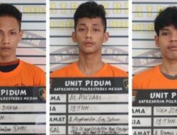 Dirilis, wajah 3 geng motor penganiaya polisi di Medan Helvetia