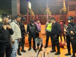 Geng motor bawa celurit, parang bergerigi dan parang panjang hendak tawuran di Hamparan Perak dibekuk