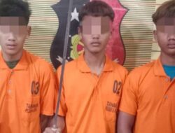 Polsek Hamparan Perak tangkap 3 remaja pelaku begal