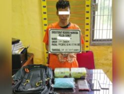 Polda Sumut bekuk kurir narkoba di Asahan beserta 2 kg sabu dan 2.000 pil ekstasi