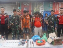 Barak narkoba di Jermal XV Medan digerebek, 13 orang diringkus