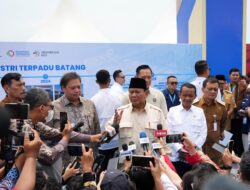 Resmikan KEK Industropolis Batang, Presiden Prabowo: Upaya Menarik Investasi  dan Meningkatkan Daya Saing Industri Nasional