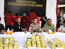 Polda Sumut bekuk pasutri kurir 100 kg sabu di Pelabuhan Merak Banten